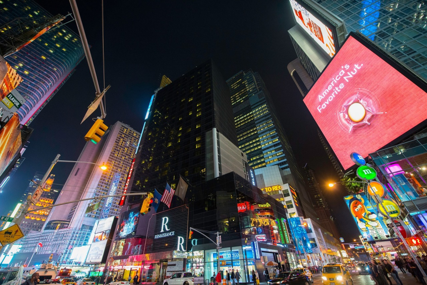 Times Square, New York.