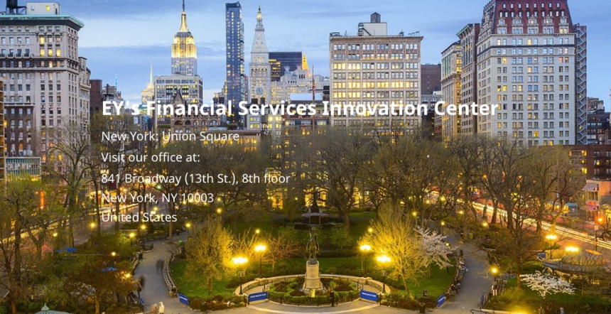 EY, 블록체인-핀테크 초점 둔 혁신 센터 뉴욕서 개소