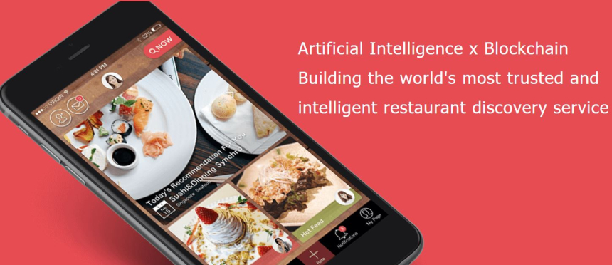  분산형 맛집 추천 '싱크로 라이프,' 인공지능과 블록체인 결합