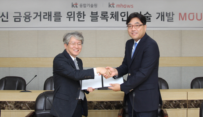 KT, KT 엠하우스와 블록체인 기반 금융거래 MOU 체결…'K-Coin' 기프티쇼에 적용