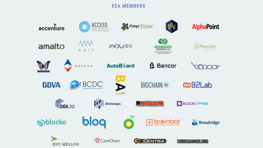  이더리움 블록체인 중심으로 전 세계 뭉친다…HP 포함 48개사 EEA 신규 가입
