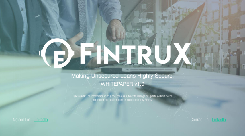  FintruX, 중소기업을 위한 대출 네트워크 개발