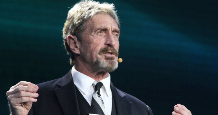  존 맥아피, 자신의 트위터 계정 활용해 ICO 홍보 나서