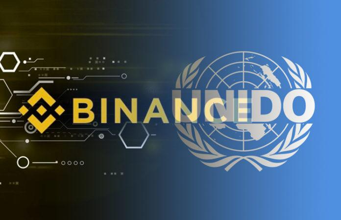  UNIDO 친선대사, 바이낸스 자선재단 수장 임명