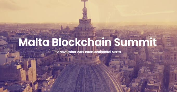  몰타, 11월 1일 '암호화폐 법안' 시행과 함께 블록체인 서밋 개최