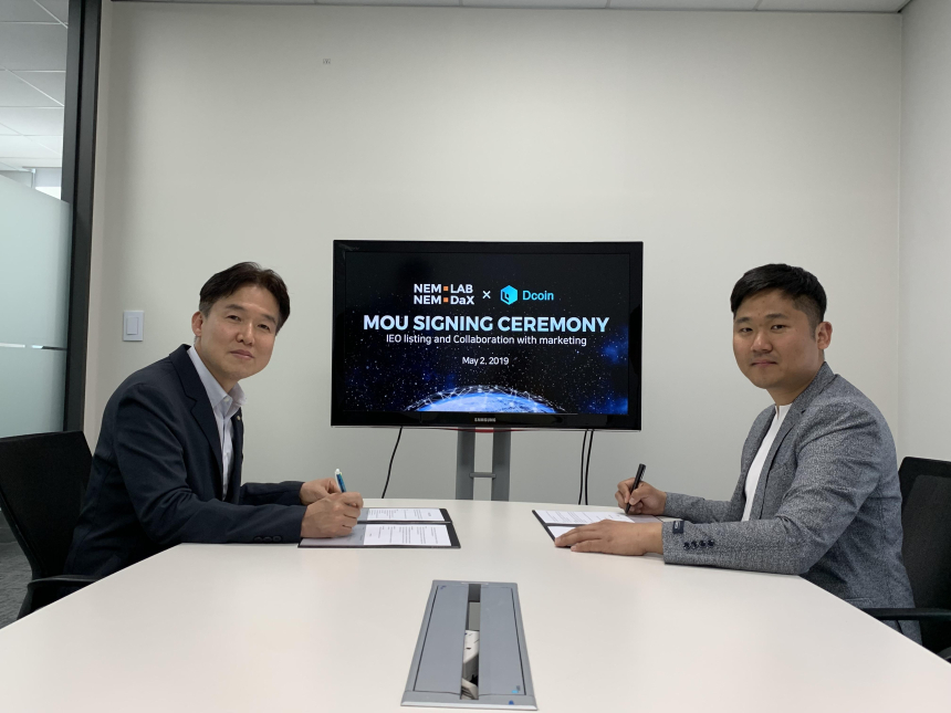  네모랩 디코인과 네모닥 글로벌 마케팅 파트너 협약 체결
