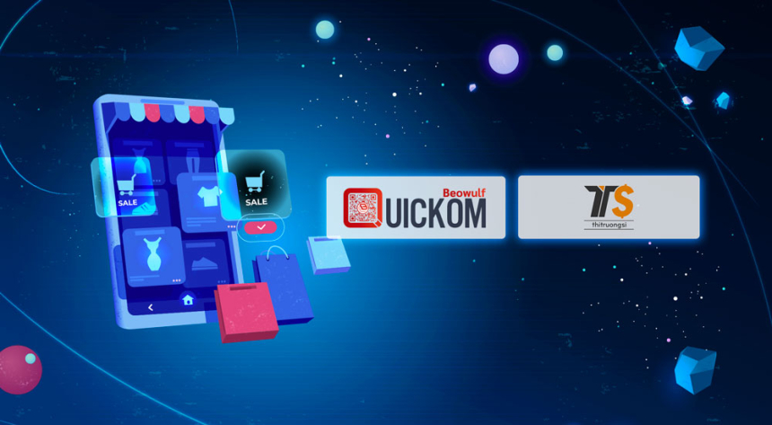  퀵컴(QUICKOM), 베트남 최대 온라인 도매 시장과 협약…3만 5000개 매장에 콜센터 지원한다