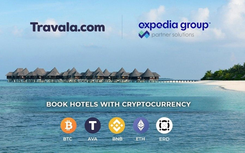  세계적인 온라인 여행사 '익스피디아', 트라발라와 손잡고 암호화폐 결제 지원한다