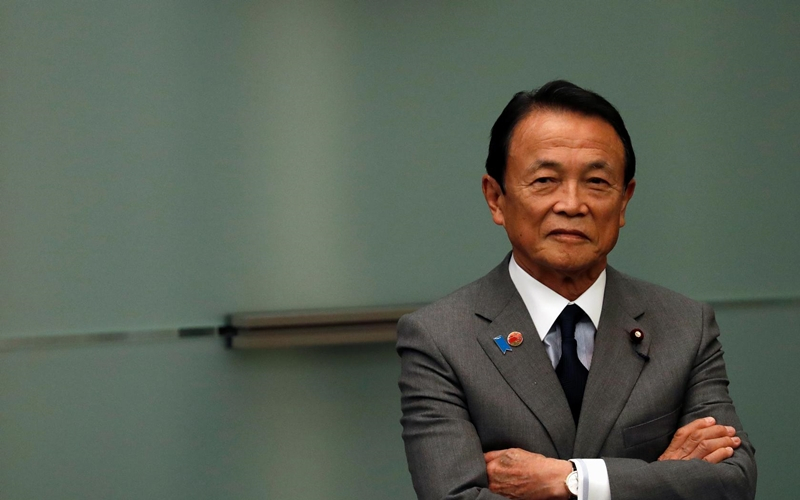  日 아소 다로 부총리 