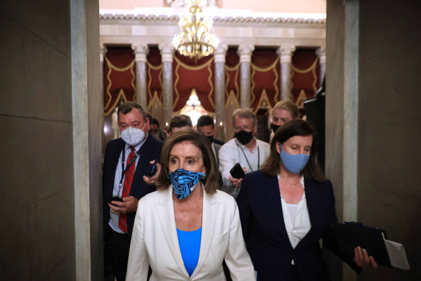 美 하원, 3조 5000억 달러 예산 결의안 통과…인프라 법안은 9월 표결