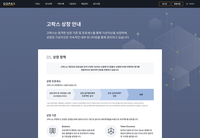  고팍스, 암호화폐 모니터링 기준점 마련했다…투자자 위한 '시장경보제도' 도입