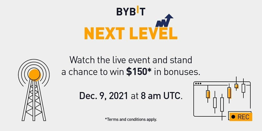  바이비트, 9일 '넥스트 레벨' 생중계 진행…인당 최대 150달러 증정