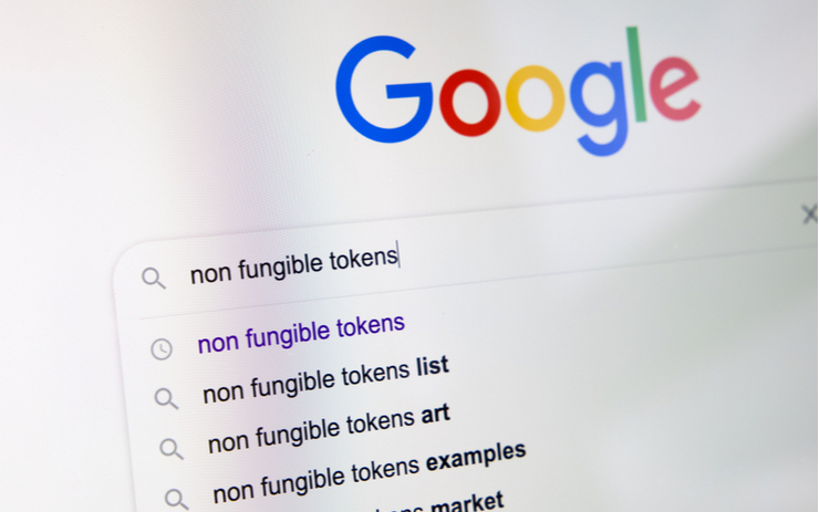 NFT 구글 검색량, 처음으로 '크립토(crypto)' 제쳐
