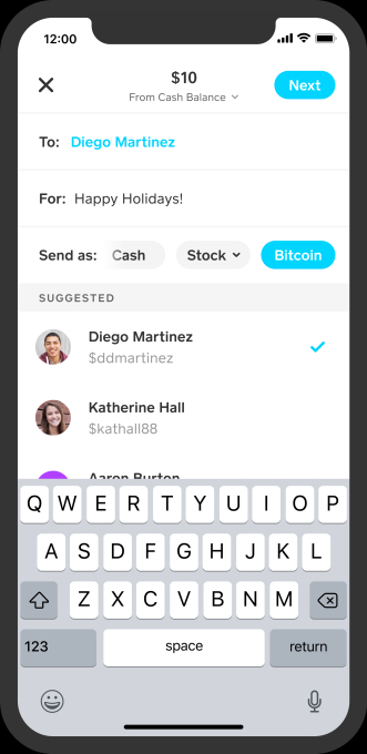  연말 앞두고 암호화폐 '선물' 기능 부상…스퀘어도 합류
