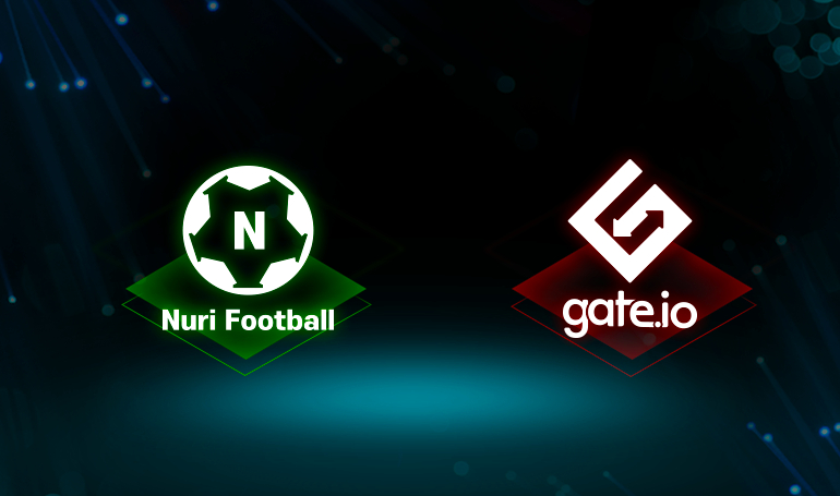  누리풋볼(NRFB), 게이트아이오 거래소 상장