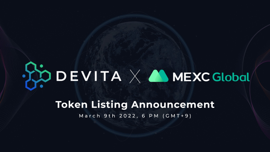  데비타 글로벌 라이프 토큰, 플라이빗 이어 MEXC 상장