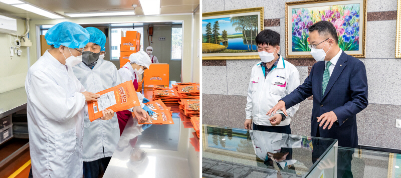  송종욱 광주은행장, 지역 중소기업 릴레이 방문