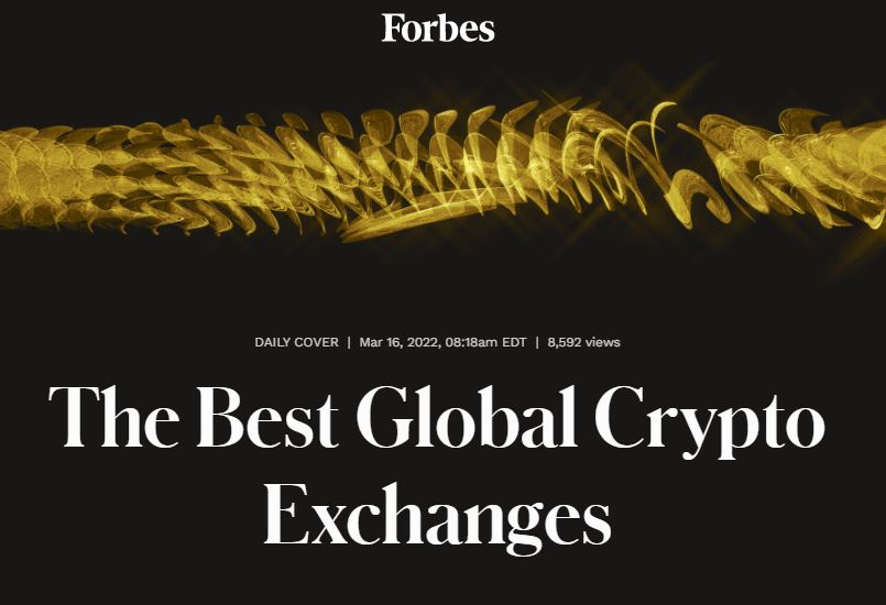  포브스 선정 글로벌 거래소 1위는 '코인베이스'…빗썸 13위, 업비트 24위