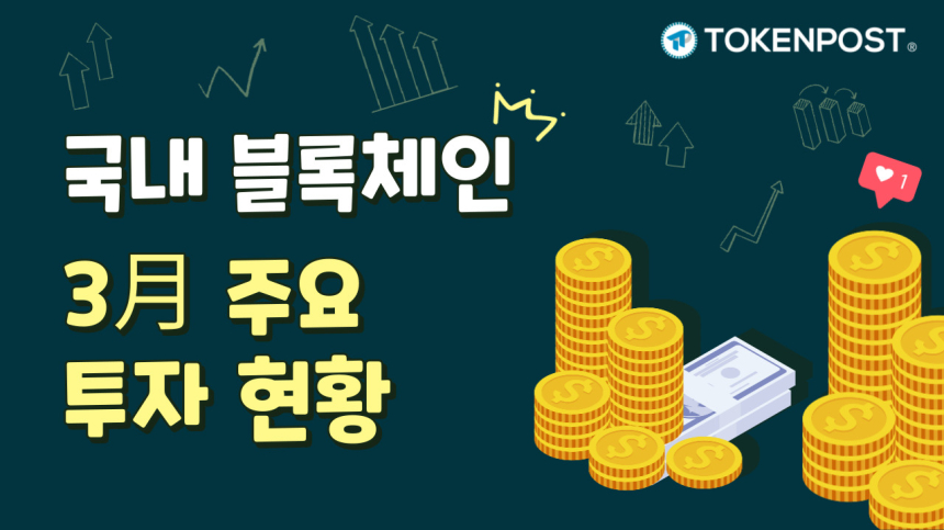 [3月] 국내 블록체인 업계 주요 투자 현황