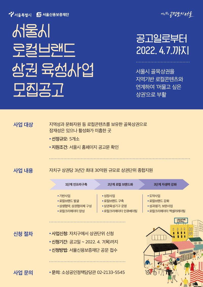  서울시, 골목 상권 로컬브랜드로 육성...최대 30억원 지원