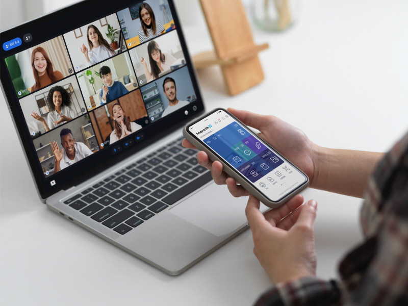  SK텔레콤, 더존비즈온과 맞손...영상회의 솔루션 '미더스' 공급