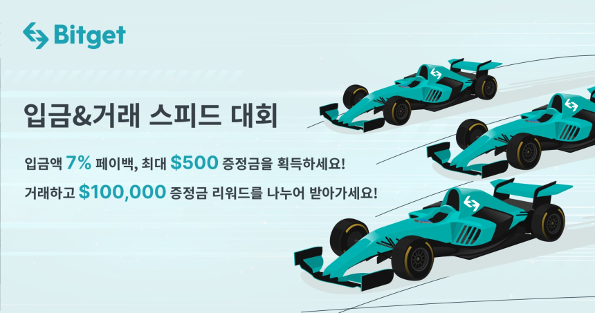  비트겟, '입금 & 거래 레이싱 대회' 3라운드 공식 개최