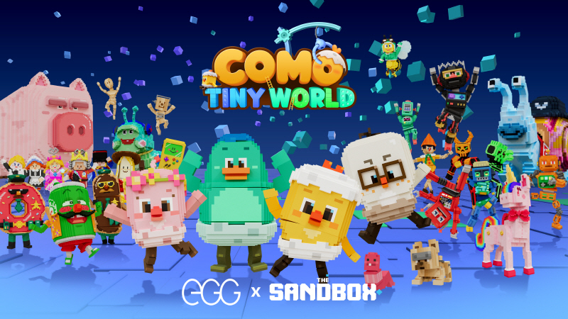  더 샌드박스, 디자인에그와 '토닥토닥 꼬모' IP 활용한 NFT 선보여