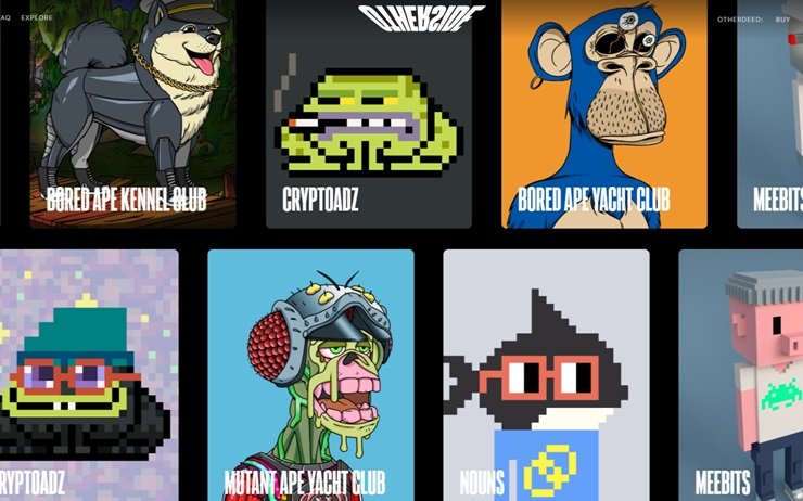  인기 NFT '지루한원숭이', 가상토지 사전 분양도 '4000억원' 대박