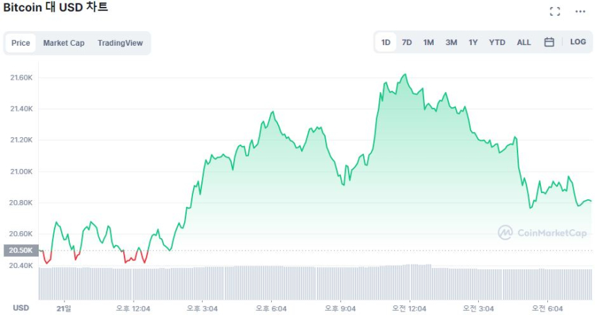  [시세브리핑] 비트코인, 2만 달러선 유지...바닥론 확산