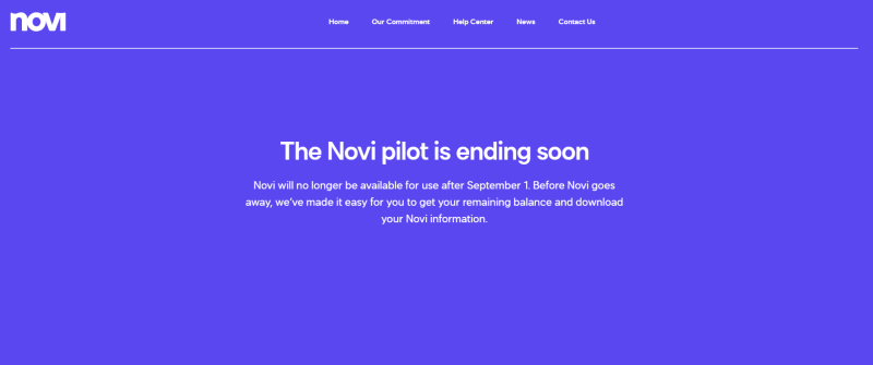  메타 가상자산 지갑 '노비' 서비스 종료