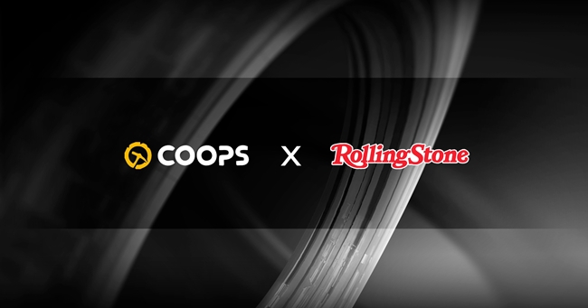  NFT 유틸리티 토큰 쿱스, 롤링스톤과 파트너십 체결