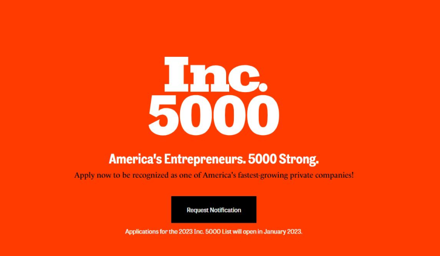  블록파이, Inc. 선정 '美 고속 성장 기업' 1위