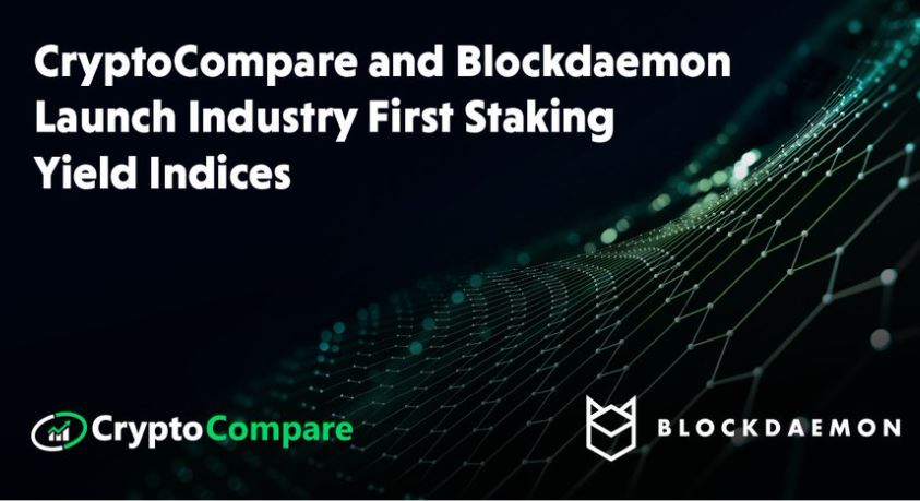 크립토컴페어, 스테이킹 이자 인덱스 출시...블록데몬 협력
