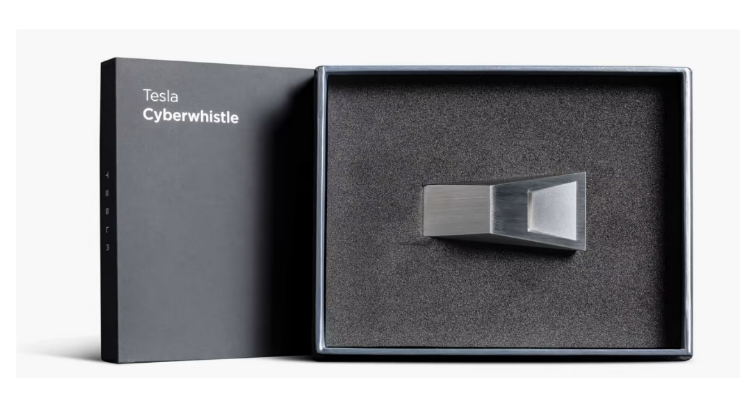  테슬라, 'DOGE 결제만 가능' 한정판 호루라기 굿즈 판매