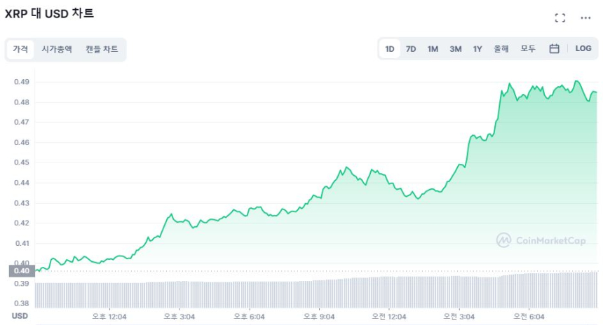  리플 한 달 '40%' 급등...옵션 시장도 '강세'에 걸었다