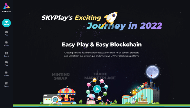 스카이플레이, 블록체인 플랫폼·코인그리드 게임 동시 출격