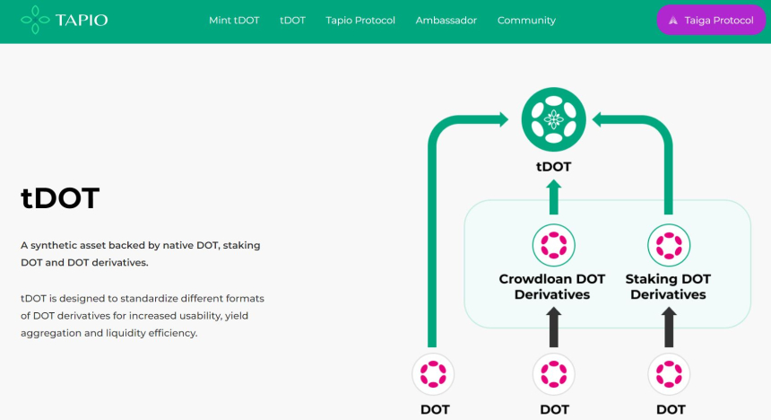  폴카닷 합성자산 프로토콜 '타피오', 400만 달러 유치...폴리체인 주도