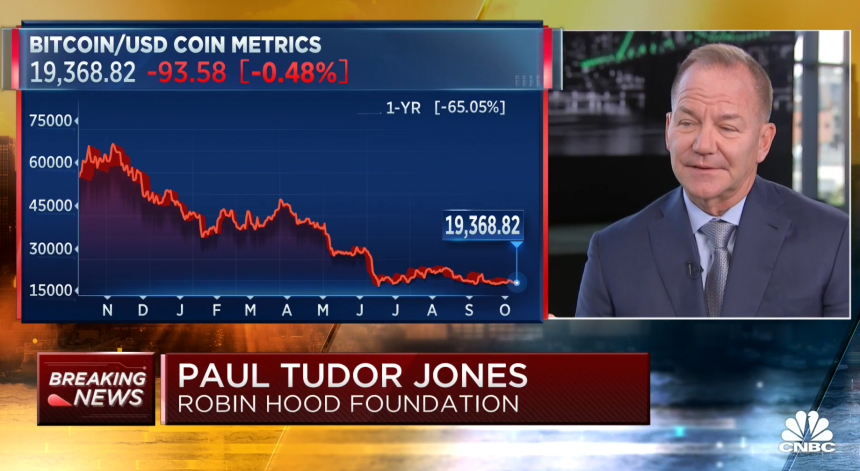  헤지펀드 거인 폴 튜더 존스 “비트코인 여전히 보유 중...가치 상승 믿어”
