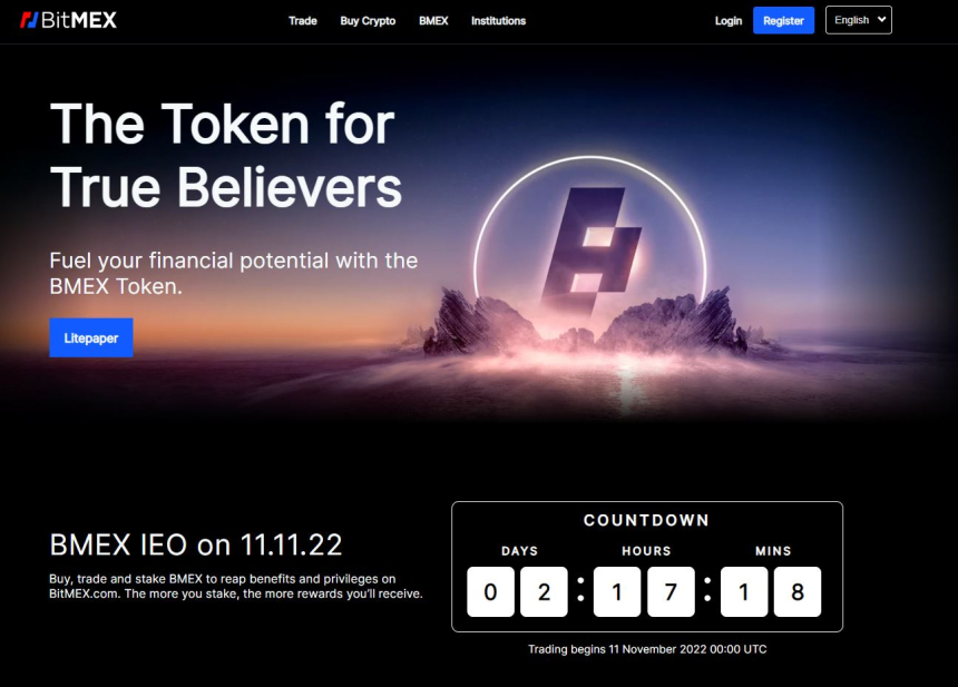  비트멕스, 오는 11일 자체 토큰 'BMEX' 거래 개시