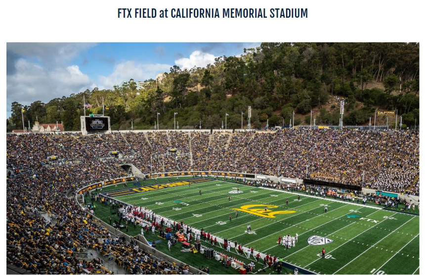  FTX, UC버클리 경기장 명명권도 '계약 해지'