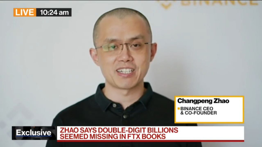창펑 자오 바이낸스 CEO “암호화폐 산업, 끔찍한 한 해 보냈지만 더 건강해질 것”