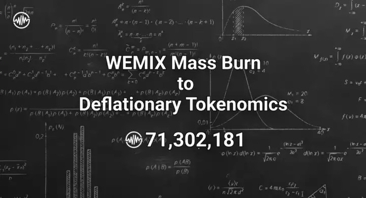  위메이드 위믹스, 수축 토큰경제 지향...보유물량 7100만여개 소각