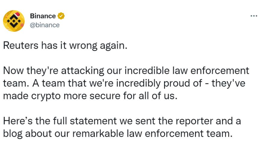  美 사법 당국, 바이낸스 '형사 고발' 검토 중...자금세탁·제재 위반 혐의