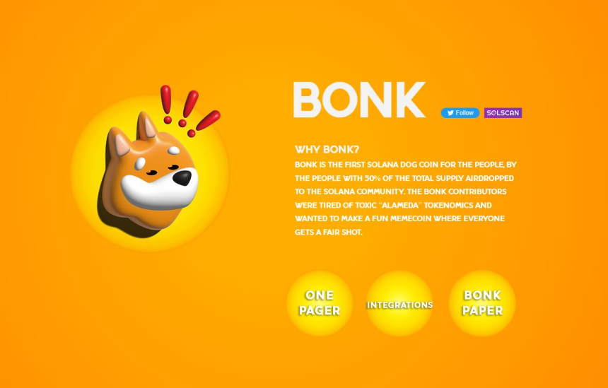  솔라나 밈코인 BONK, 매직에덴서 NFT 민팅한다