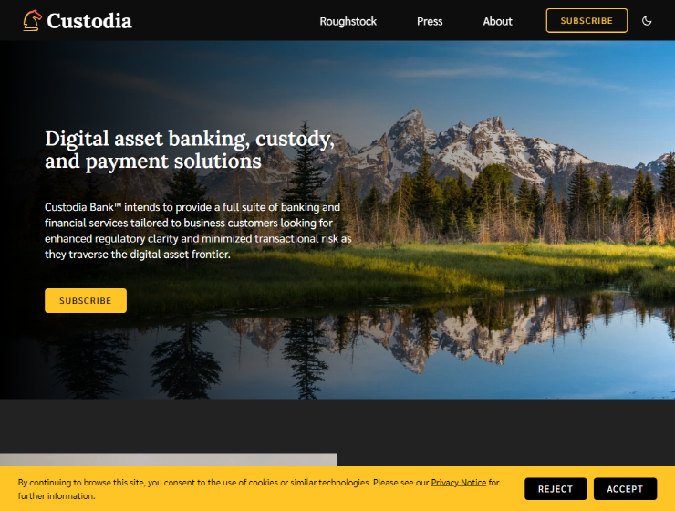 암호화폐 기업 커스터디아, 美 연준 '마스터 계정' 발급 가능성 낮아