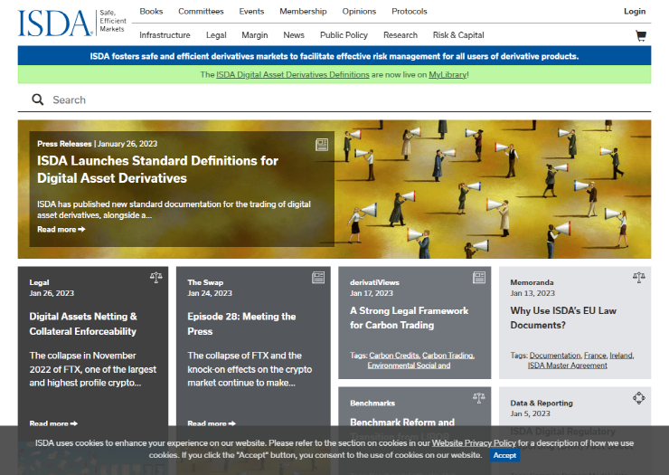  국제스와프파생상품협회, 신규 디지털 자산 가이드 공개...암호화폐 파산 절차 포함