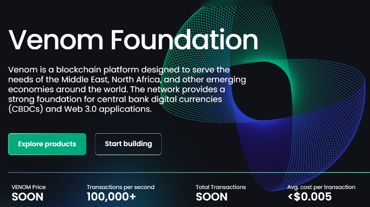  사진 = 베놈 재단(Venom Foundation) 홈페이지 / 인터넷 갈무리 