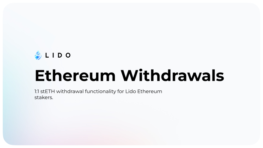  최대 이더리움 스테이킹 프로토콜 '리도', 출금 절차에 NFT 활용