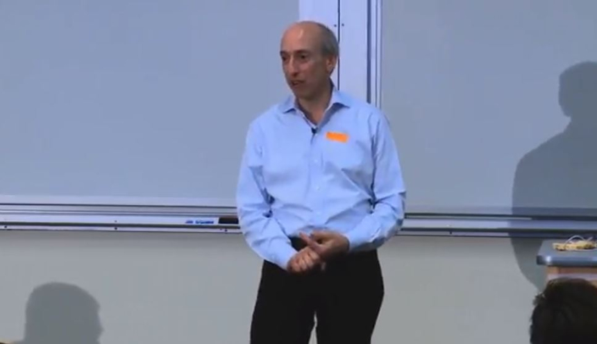 게리 겐슬러 SEC 위원장, 과거 강의서 