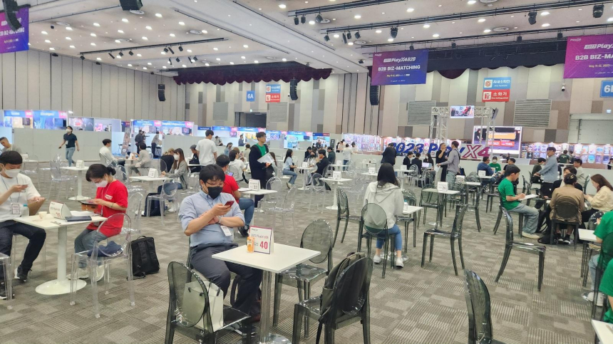  [2023 플레이엑스포] '수출상담회', 온·오프라인 동시 진행...해외 배급·유통 담당자 위해 24시간 통역 지원